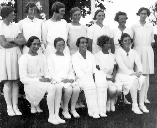EA Snowball's XI Team photograph v NS Strathairn's XI, 23 August 1933