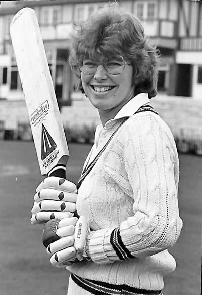 Batting Portrait of Carole Hodges