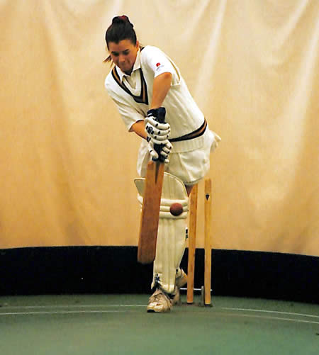 Ella Donnison in the nets