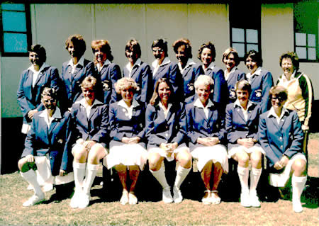 Unicorns Womens Team photograph, 1983-84