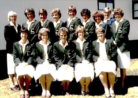 South Africa Women Team photograph, 1983-84