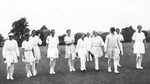 WCA Team coming off after playing Mr Singleton's XI, 24 August 1933