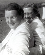 Dorothy McEvoy and Nancy Joy 1949