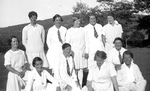 Veteran Women Team photograph v England Women Australia Touring Team 23 August 1934