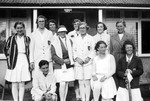 J Davis' XI Team photograph v AF Bull's XI August 1935