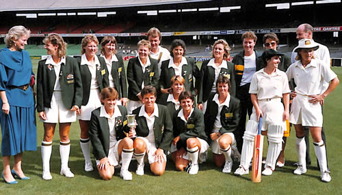 Australia Women's Shell Bicentennial Women's World Cup 1988/89 winning squad