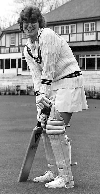 Batting Portrait of Carole Hodges