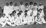 Lancashire Women v Middlesex Women team photograph, May 1935