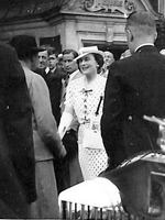 HRH Duchess of Gloucester at the 3rd Test, 1937