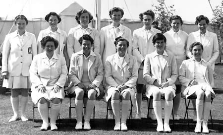 England Women team, 1st Test v Australia, Scarborough 1951