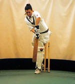 Ella Donnison in the nets