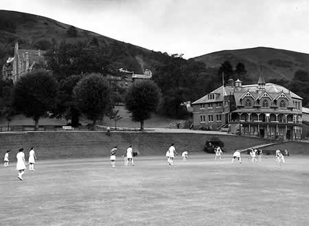 Malvern College Ground during Cricket Week 1957